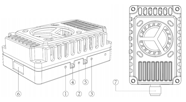 1.7G 4W UAV Videozender 8 Kanalen 1680M-1960M FPV VTX Lange-afstand Beeldoverdracht 0