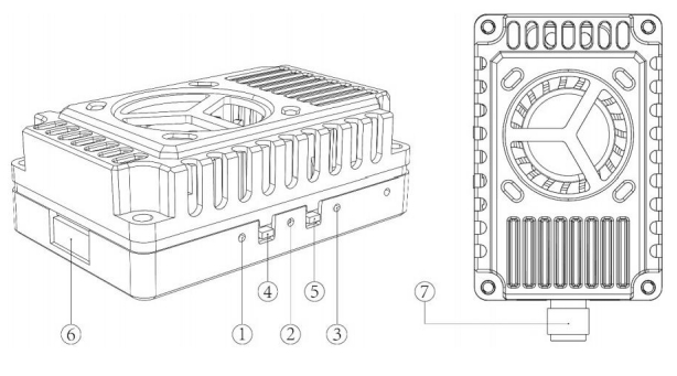 1.2G 10W draadloze FPV-videozender Ultra Long Range UAV VTX 25mW 10000mW Verstelbare RF-kracht 0
