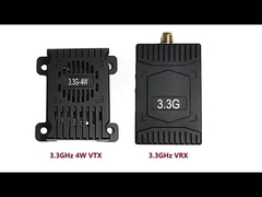 3.3Ghz FPV VTX 4W Video Transmitter voor lange afstand voor videoverbinding met drones DC 12V-36V