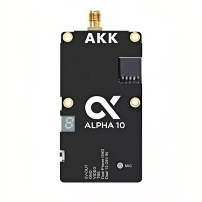 AKK Alpha 10 10W Drone VTX 4.9G 5.8GHz 80ch 10W FPV Video zender
