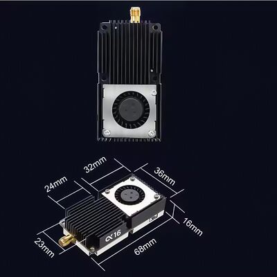 Drone Video Zender AKK ALPHA 16W Ultra Wide Band 96CH FPV VTX UAV 6GHz