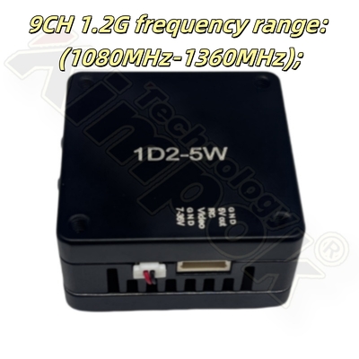 5W 1,2 GHz FPV-videozender met IRC-trampprotocol