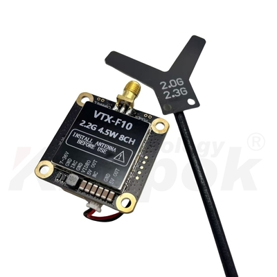 2.2G 4.5W UAV VTX Drone Accessoires Verzender voor simulatie van vliegtuigen op lange afstand 2.2G VTX