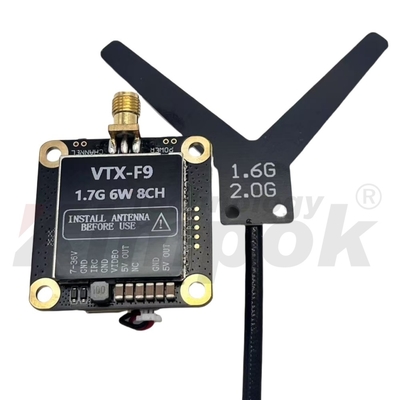 1.7G 6W Ultra-Krachtige Drone Simulatie Draadloze Video Transmissie Zender Geniet van de Ultieme FPV Ervaring
