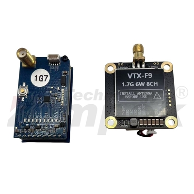 1.7G 6W Drone Video Transmissie Zender en Ontvanger Combo Kit  Hoge Vermogen Lage Latentie voor FPV